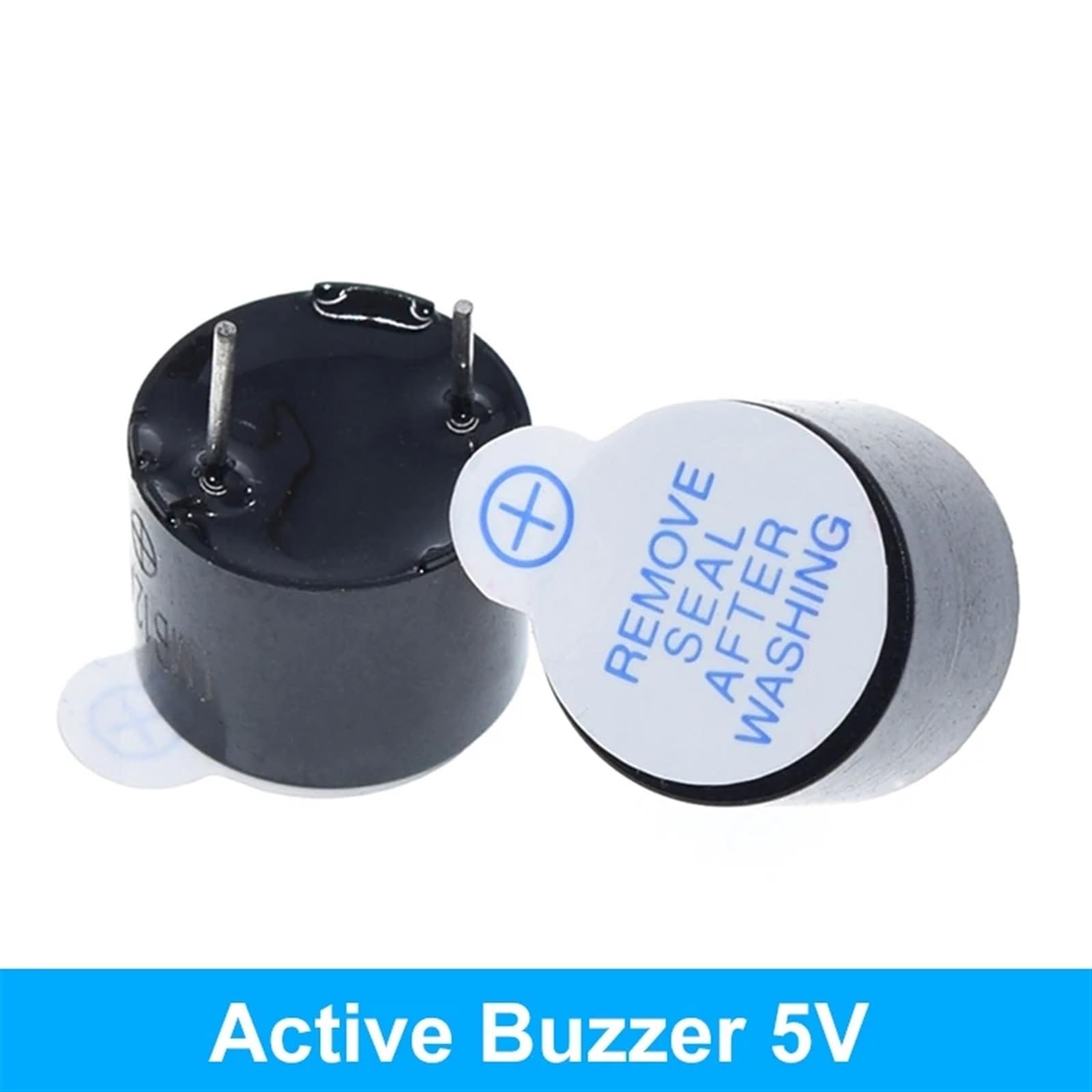 10pcs 3V 5V 12V Active Buzzer Magnetic Long Continous Beep Tone 12 * 9.5mm(5V Active Buzzer)