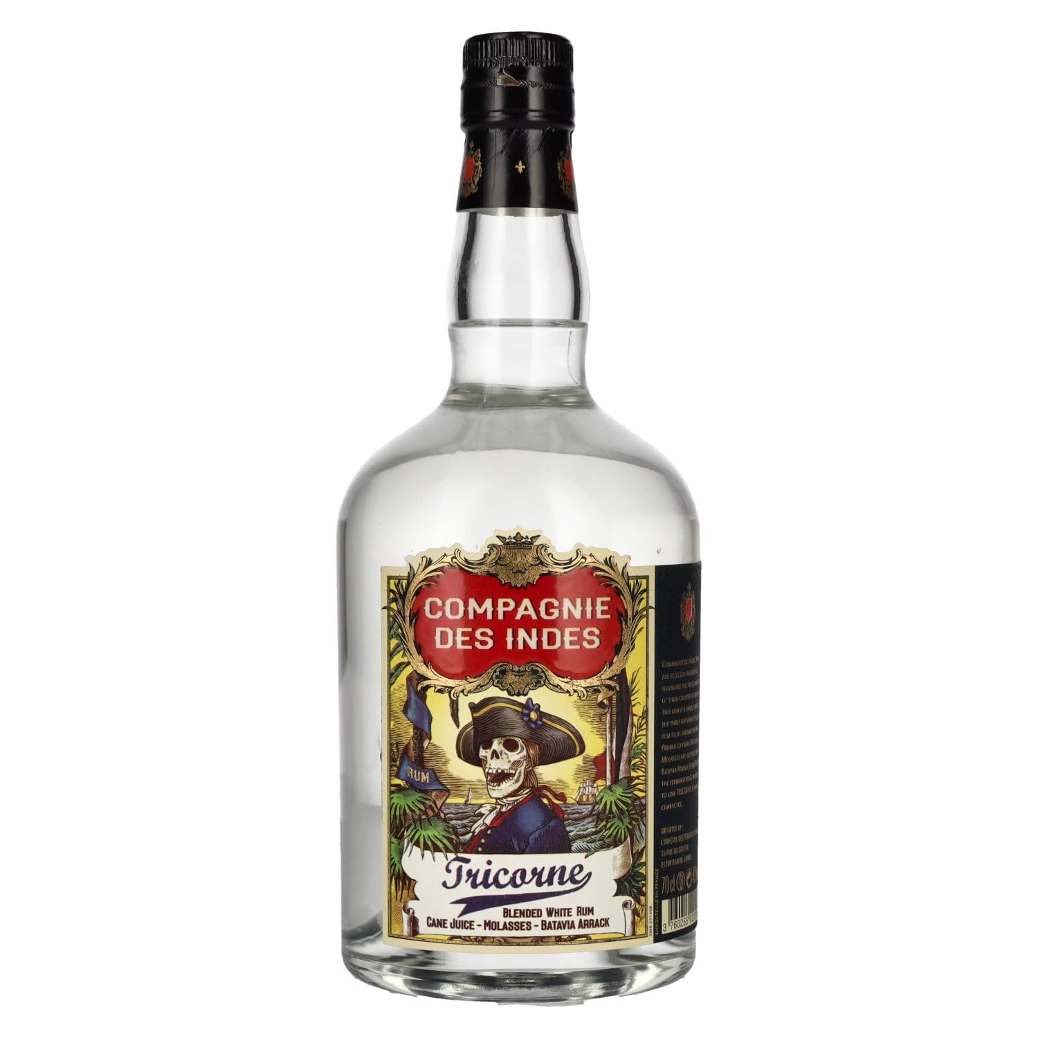 COMPAGNIE DES INDES Des Indes Tricorne Rum (1 x 0.7 l), 1272