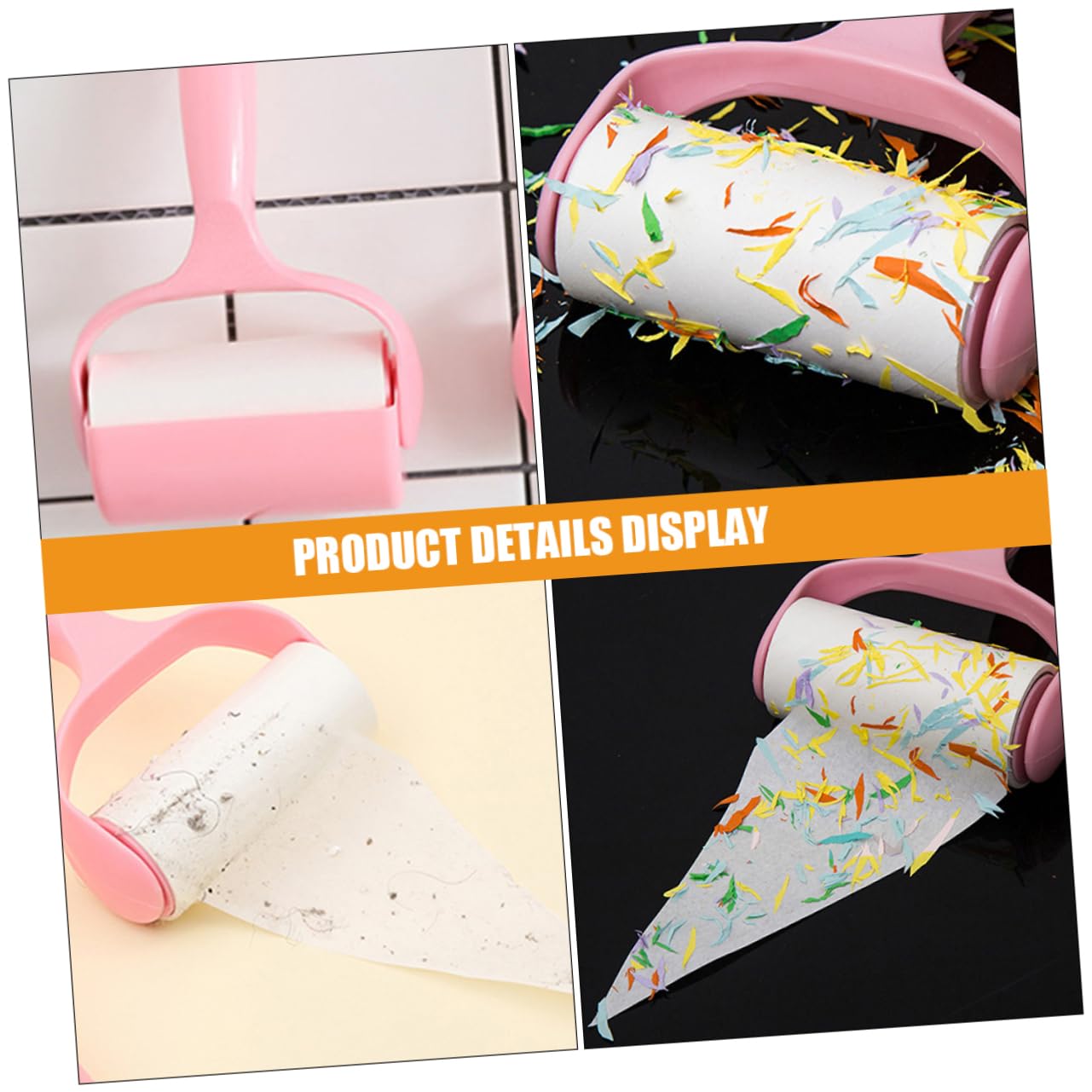 GALPADA Rullo Levapelucchi Portatile 16 Pezzi, Nastro Adesivo Bianco | Superficie Liscia, per Abiti Formali e Pantaloni, Set Pratico per Rimuovere Pelucchi e Fluff