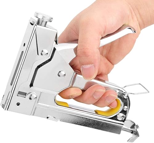 Pistola de grapas manual para tratamiento térmico, pistola de clavos, clavadora de marco plateado, herramienta de clavado manual para puerta en