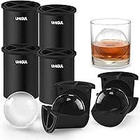 Vista 5 de Fabricador de Cubitos de Hielo Transparentes, Molde para Bolas de Hielo de Acero Inoxidable de 2.5", para Whisky y Cócteles, Moldes de Cubitos