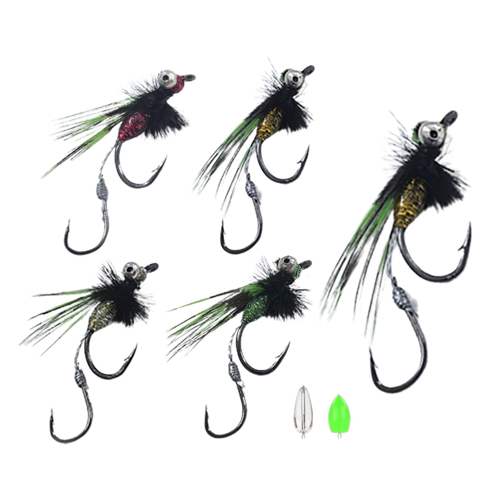 Lot De 13 Leurres De Pêche à La Mouche Noués à La Main - Eau Salée/Brochet - Fabriqué USA