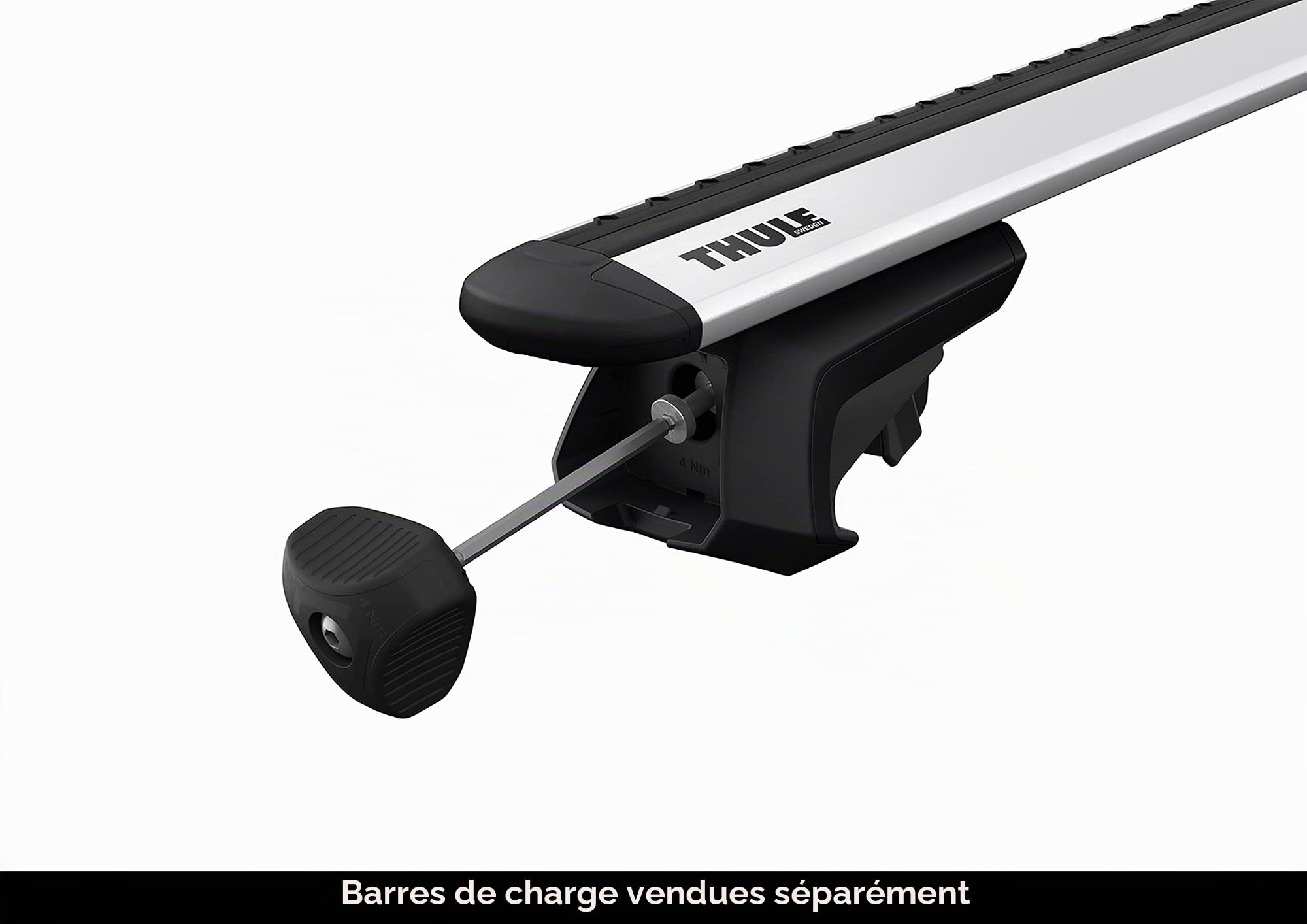 Thule Evo Lot de Pieds de Rail surélevé