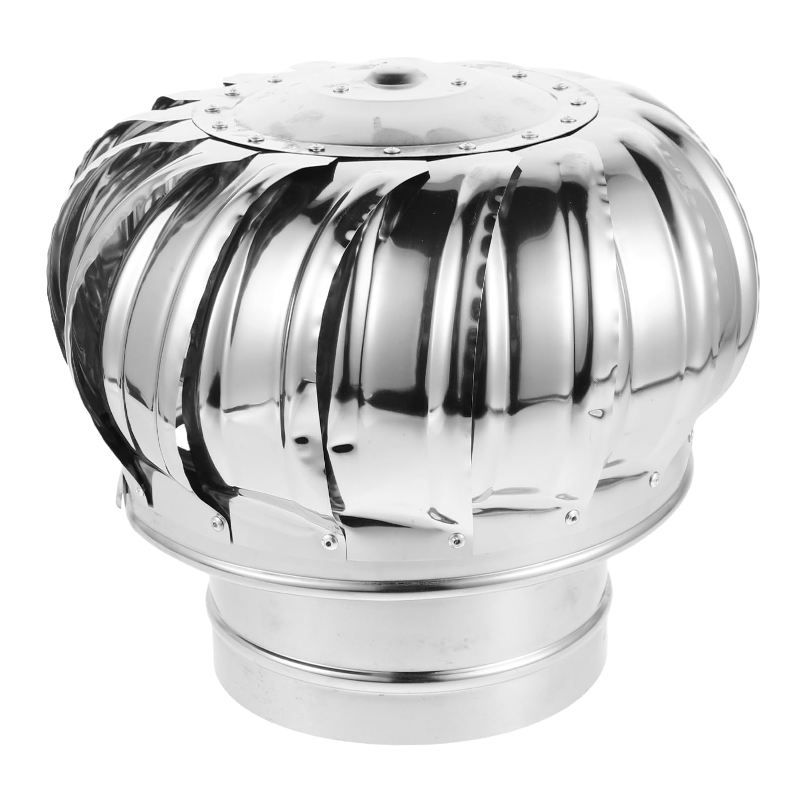SHINEOFI Respiradero Metálico para Techo Ventilación sin Energía Cubierta Protector Humos Ventilador Giratorio para Viviendas y Almacenes 1 Unidad