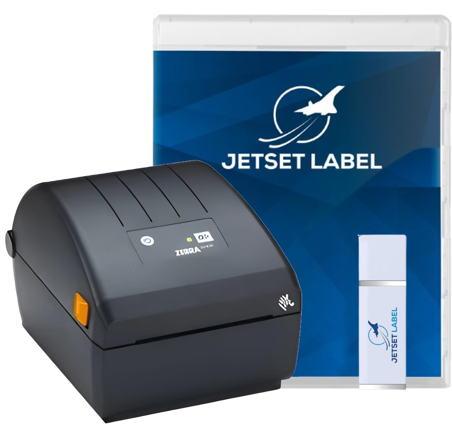 Zebra ZP230 (Zebra ZP450 Replacement) Direct Thermal | 203 DPI | Made for UPS WorldShip | USB Connectivity | Standard EZPL | 4 in Width | Includes Jetset Software