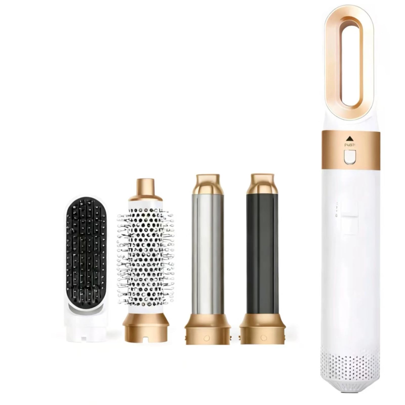 Multistyler 5 in 1, 1000W Spazzola Asciugacapelli Multifunzione, Spazzola Asciugacapelli Rotante Lisciante for Capelli, Air Styler Set for Capelli Ricci, Lisciante, Asciugare