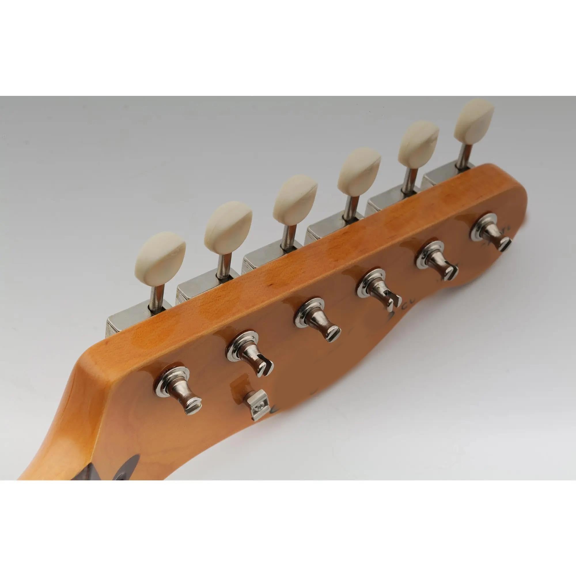 Set Di Accordatori Indipendenti A 6 Corde Per Modelli ST/Tele Classici Meccaniche Chitarra(Off White)