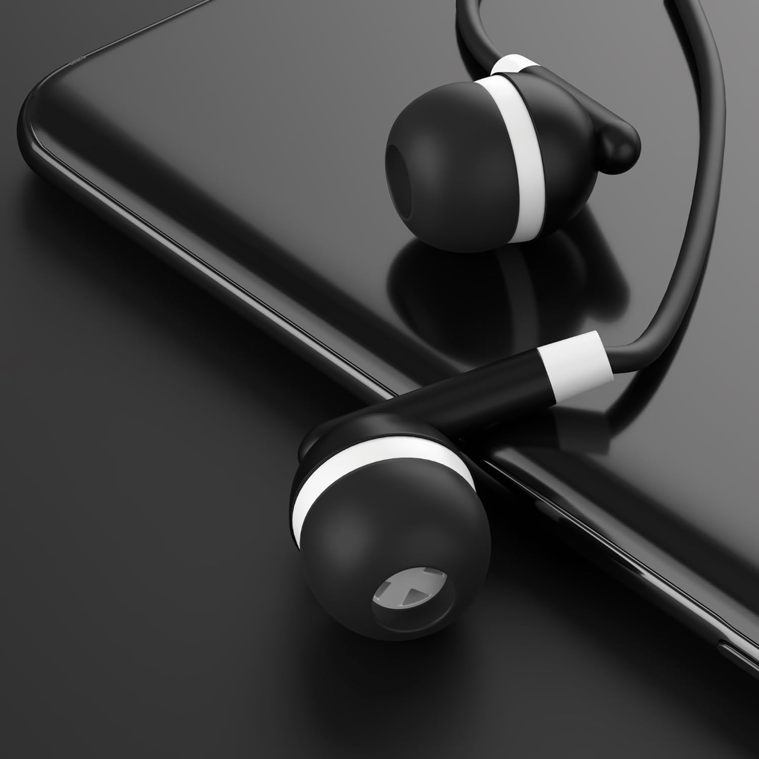 Maeline Bulk Earbuds - Confezione da 100 auricolari in-ear con cavo da 3,5 mm, per studenti, ascolto in classe, test, biblioteche, Chromebook, tablet e laptop