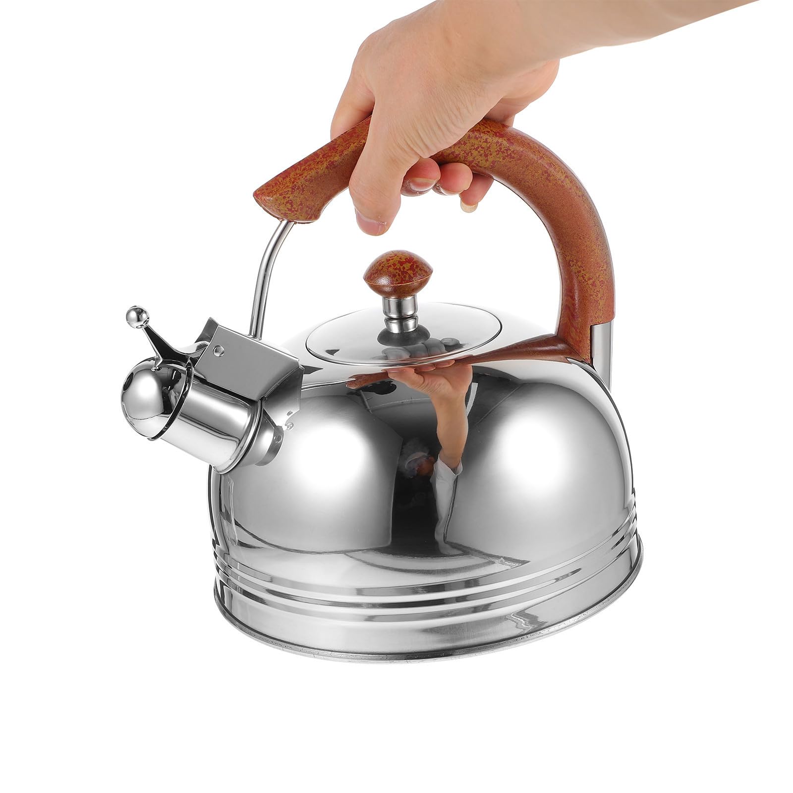 3l Hervidor Silbante de Acero Inoxidable para Cocina y Restaurante