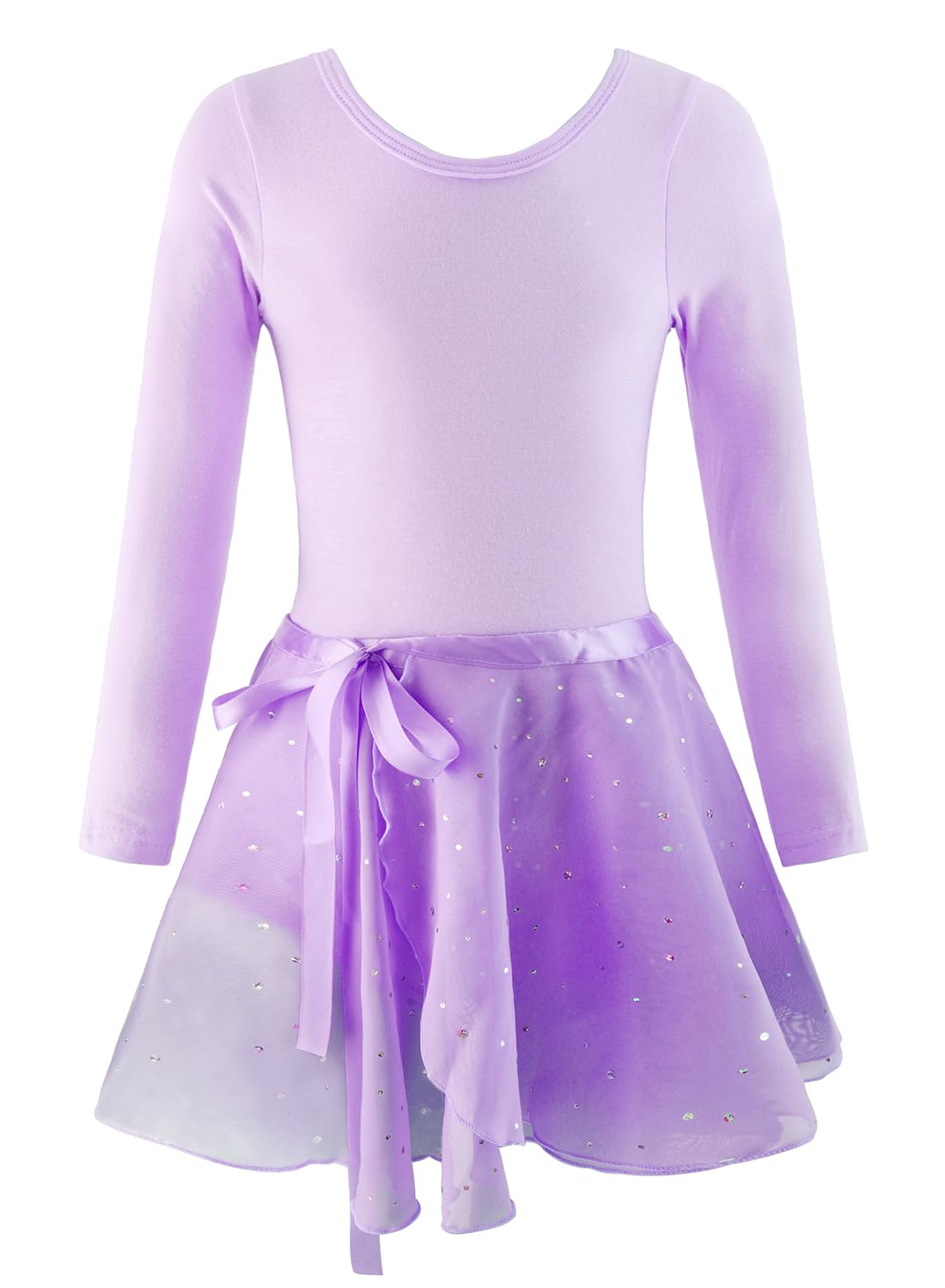 EQSJIU Ballet Leotards for Girls Dance Dress Outfit 2 PCS with Combo Leotard and Skirt for Little Kid/Big Kid-image-26