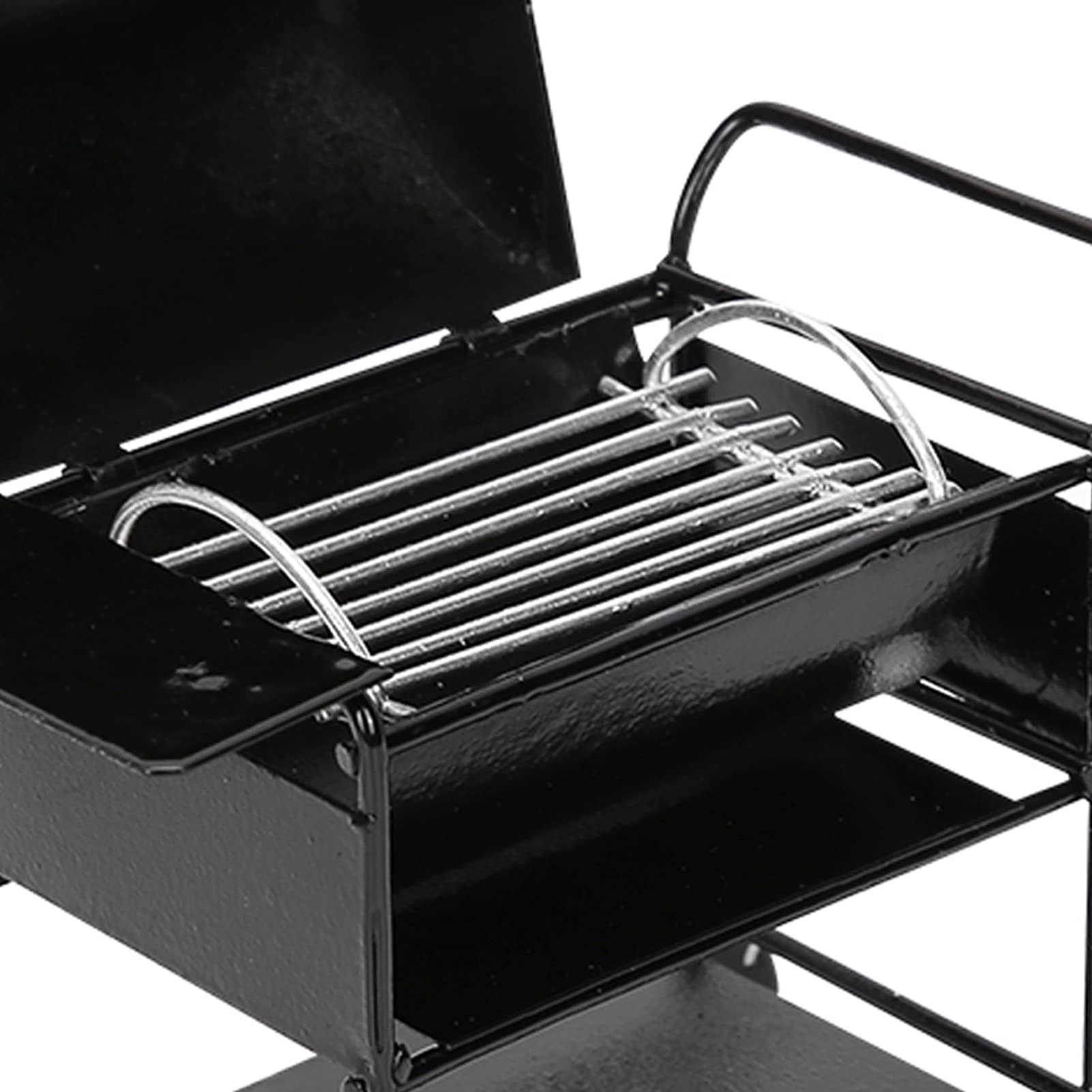 RIZGHWOY 1:12 Skala Mini BBQ Rack Puppenhaus Miniaturowe Ozdoby Rozwój Zabawek