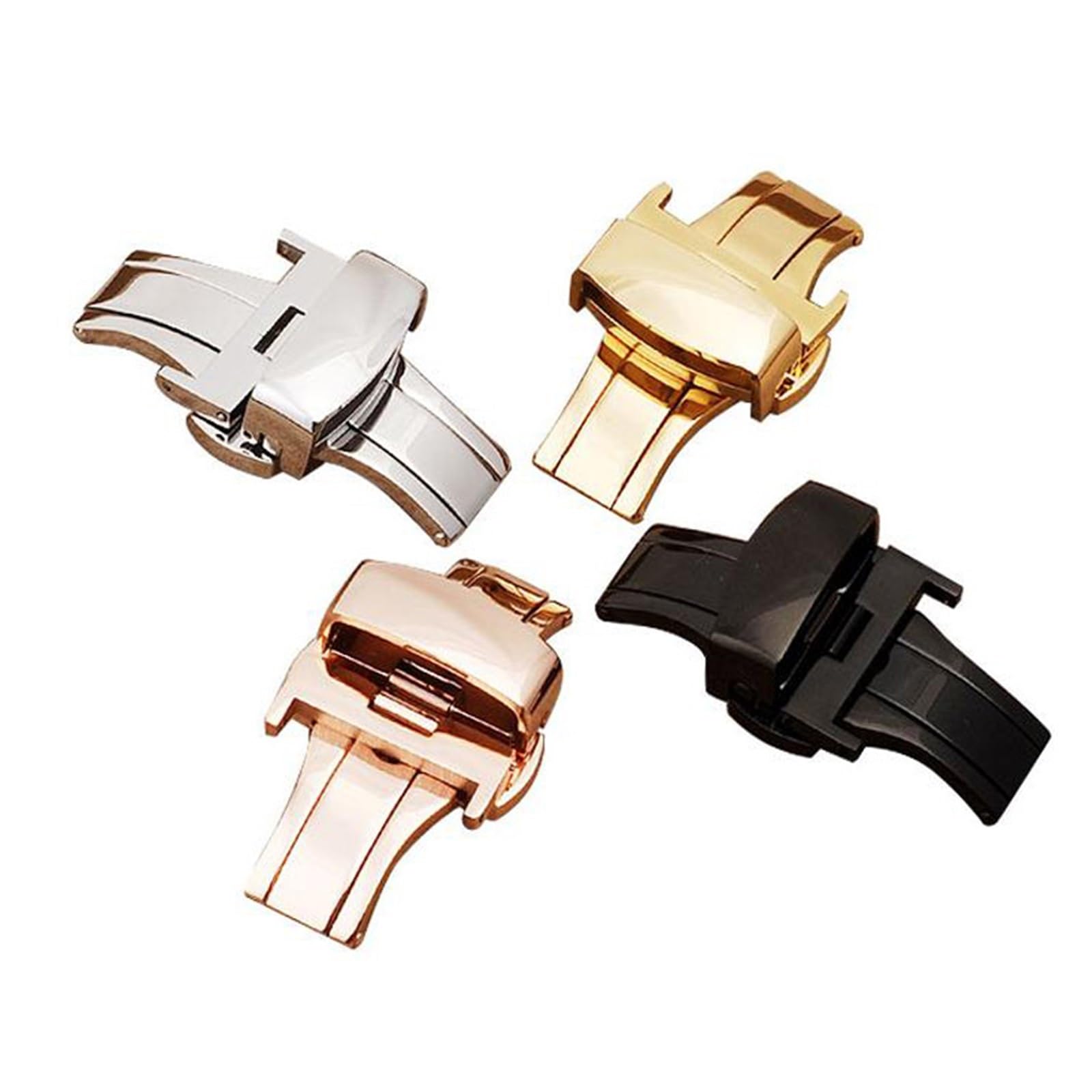 Distribuzione Fibbia Orologio Cinghia 17mm Pelle Cinghia con Molla