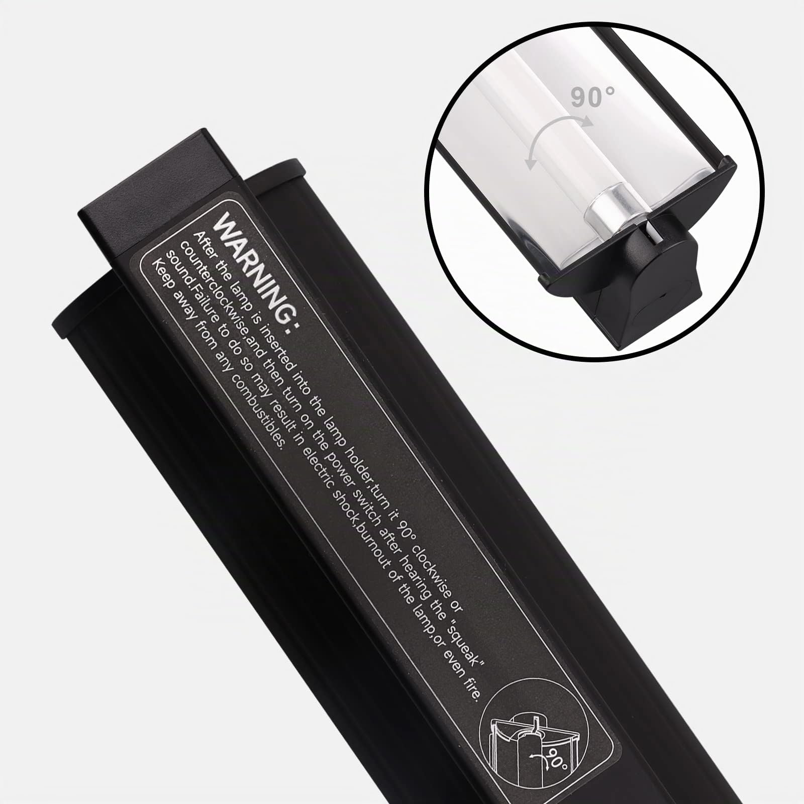 DERNORD Tubo de luz para reptiles T5 - 10.0 8W HO T5 UVB, tira de luz de alta salida UVB para tortuga dragón barbudo