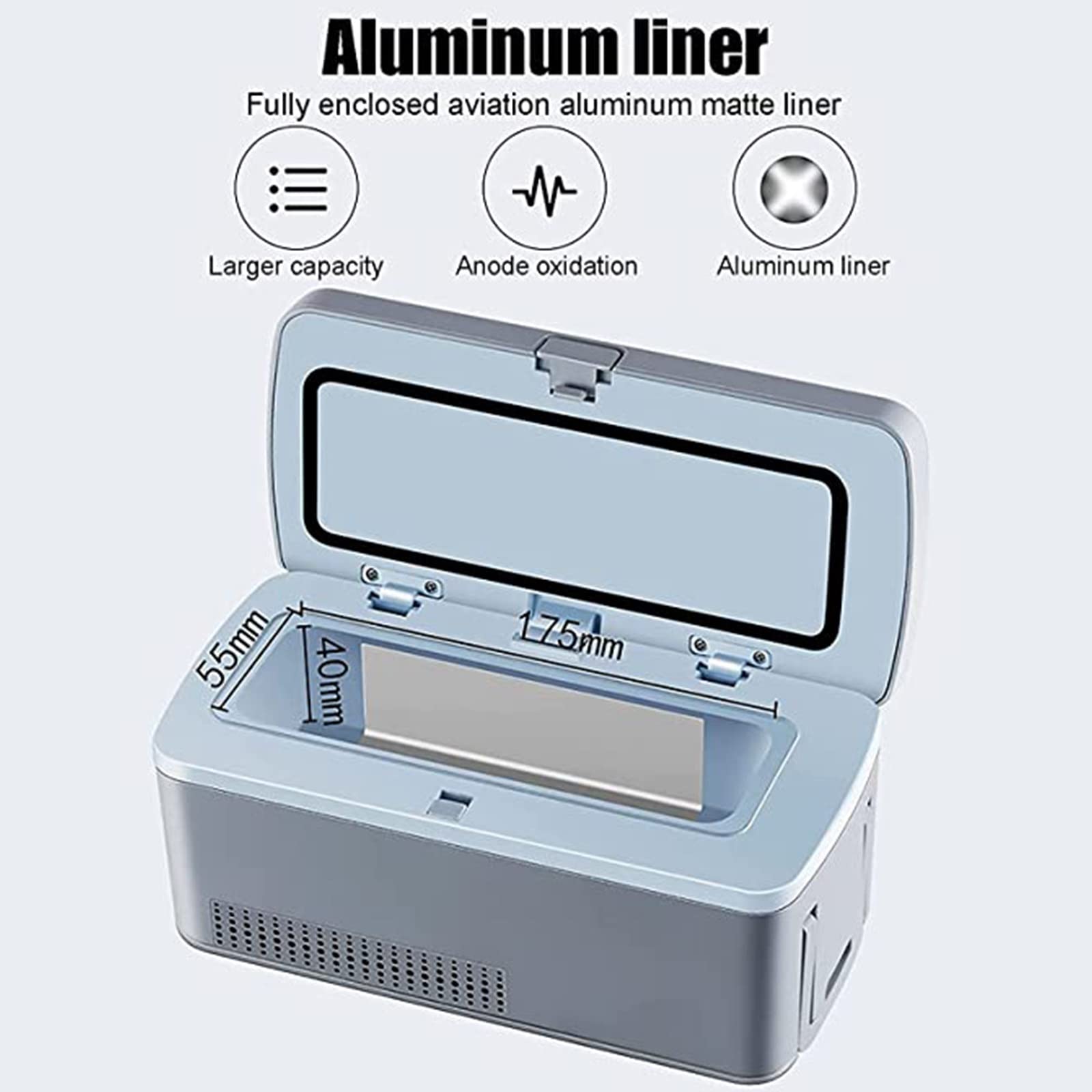 Insuline Koelbox 12V Mini Medicatie Koelkast Auto Thuis - Koelkasten en IJskasten