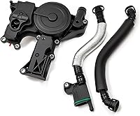 NBGZJYT PCV Valve Oil Separator Breather Hose 3-Pc Kit for Audi A3 A4 A5 Q5 TT VW Jetta Passat 1.8T 2.0T - 06H103495AB OE Replacement