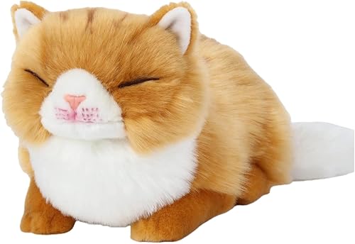 Miniatura 9 de CU-MATE Gato Ragdoll Gris de Peluche de 20 Pulgadas - Juguetes de Animales de Peluche - Juguete de Peluche Realista de Gato Ann Baker Hecho a Mano