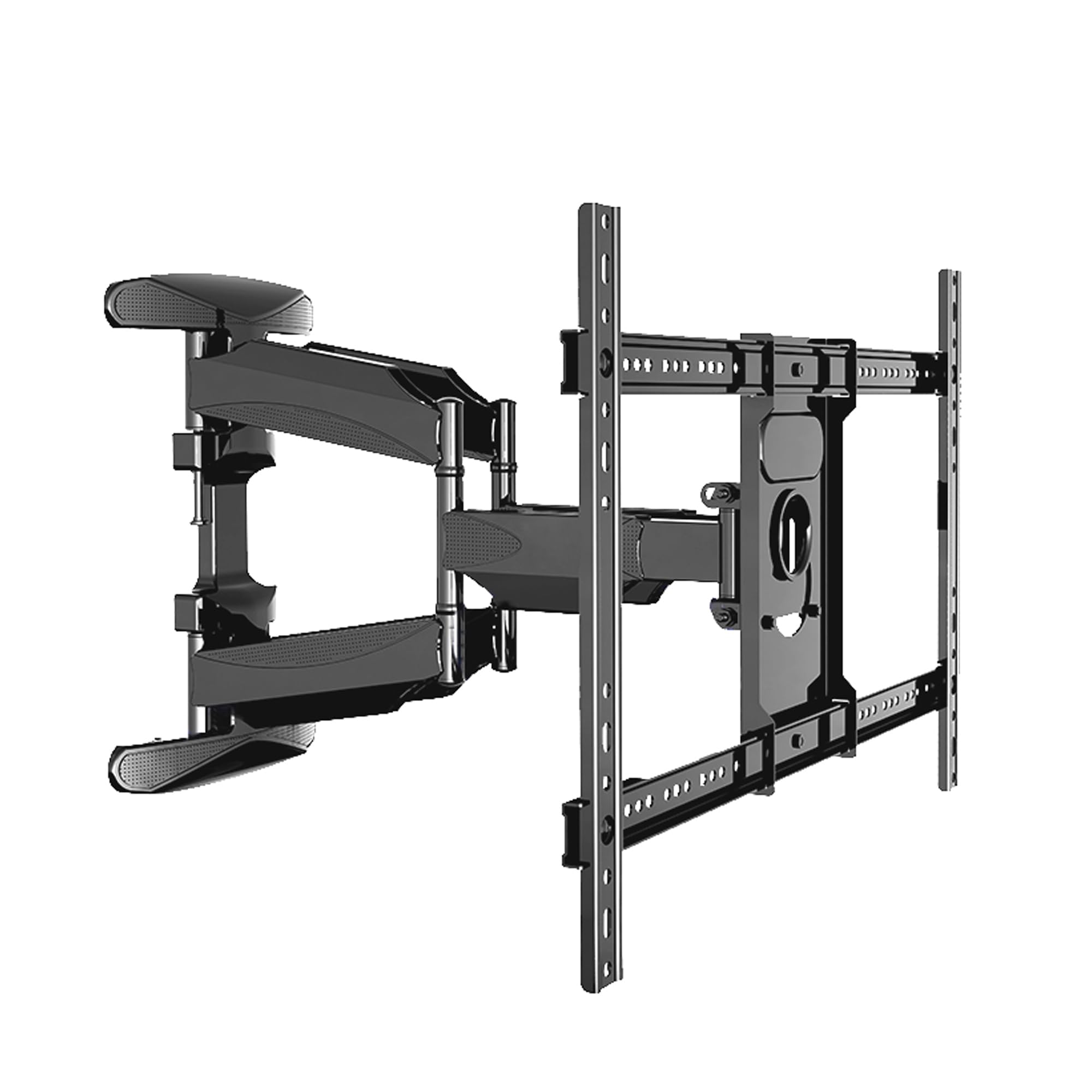 Soporte TV Pared Articulado GRUNKEL SP-60X40AT para Pantallas de 40” a 75”, Ajuste VESA 100x100 mm a 600x400 mm, Inclinación -2° a +10°, Giro Horizontal 100° a 140°, Soporta hasta 45 kg