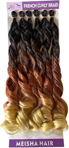 10 Pack French Curly Braiding Hair 28 Inch - 1B# Natural Black | Bulk Deal SA