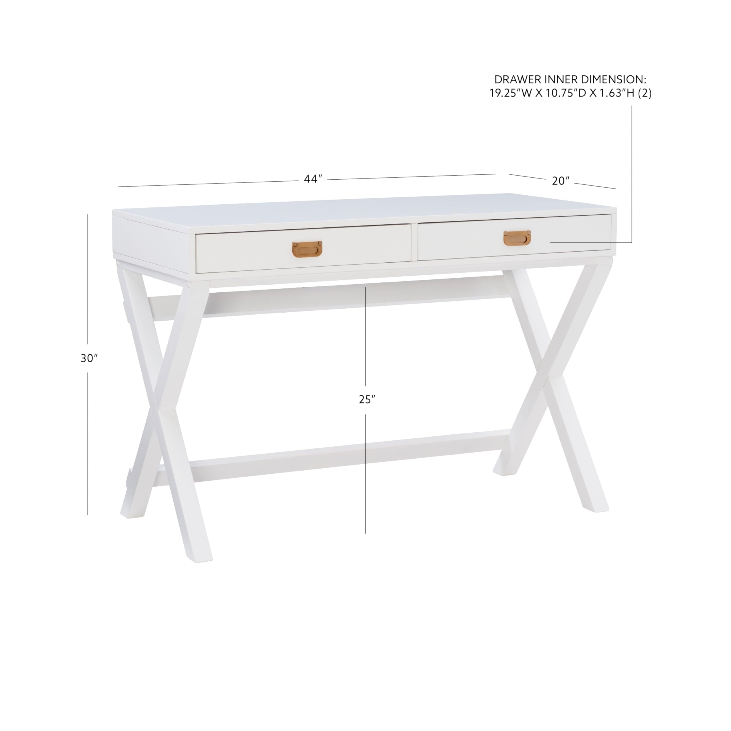 Linon Desk, White