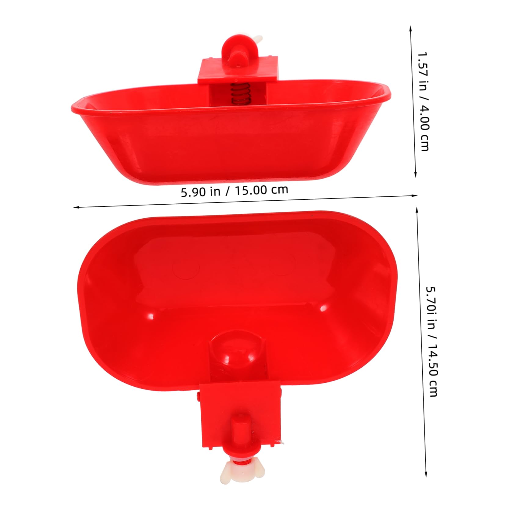 Gogogmee Automatic Chicken Water Bowl Chick Feeder and Waterer Kit with Leak-Proof Design