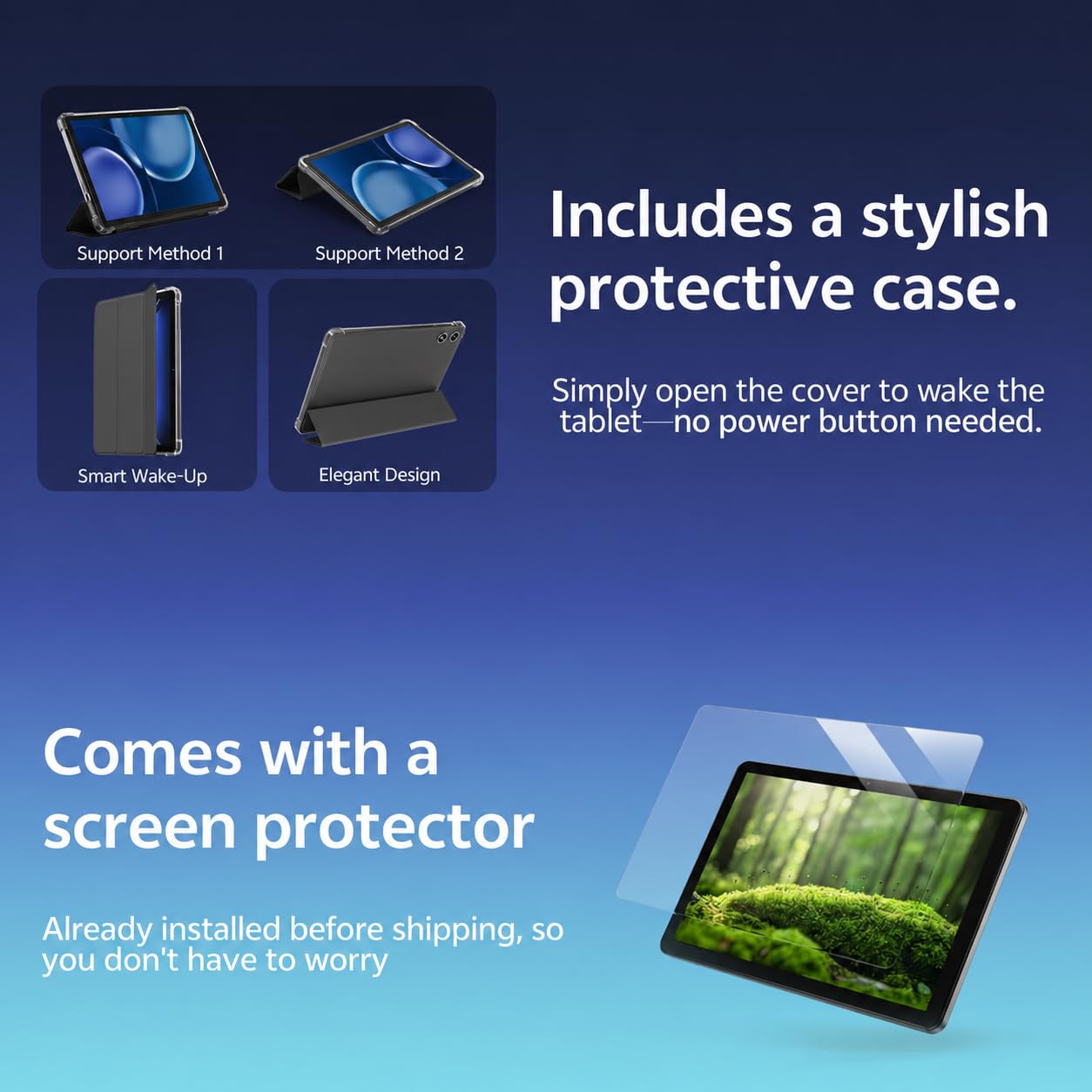 SVITOO Android Tablet, 11 inch Android 15 Tablet 2025, Octa-Core