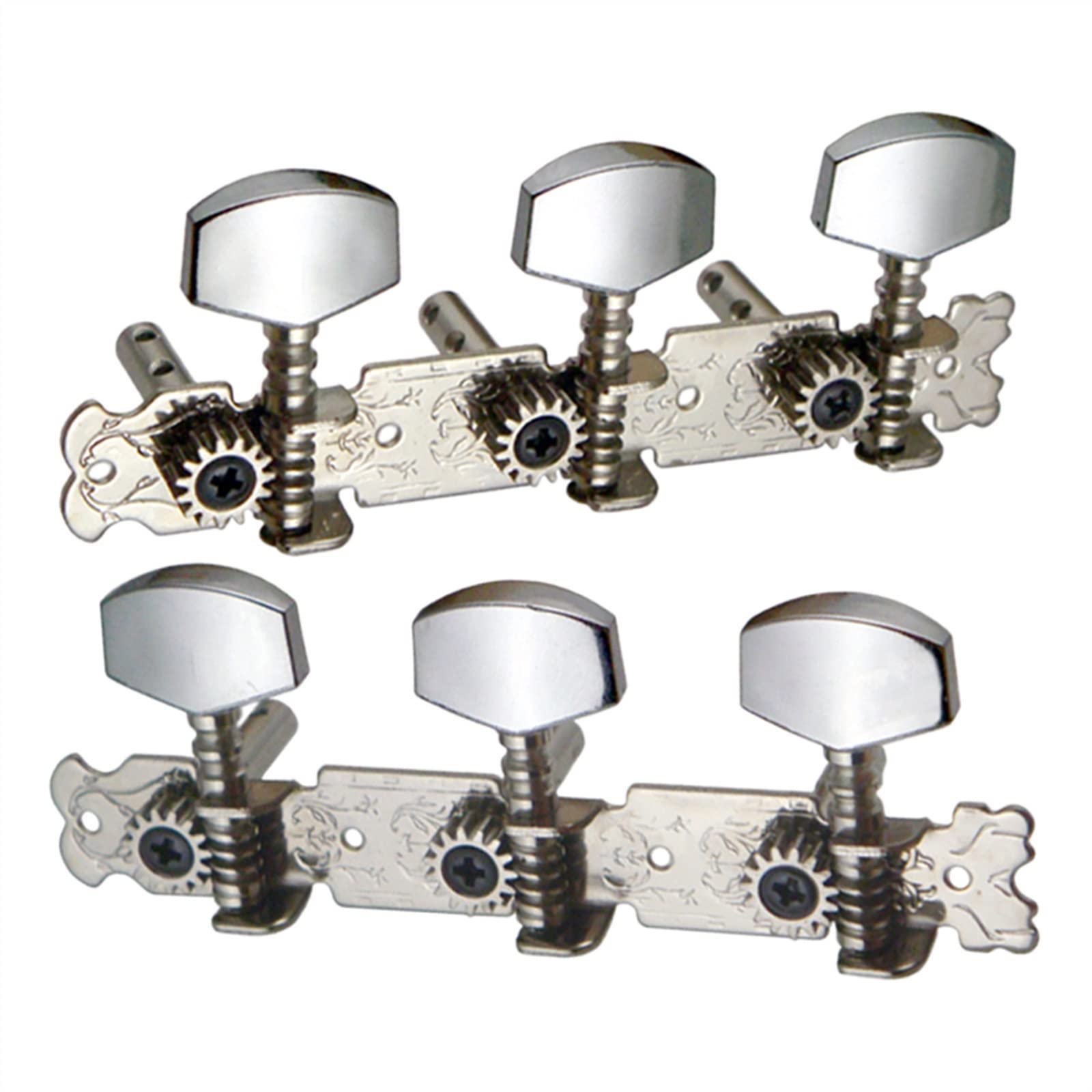 Tuner Mechaniken Knöpfe 3r3l Guitar String Tuning Pegs Tuner 3 In Line Button Für Gitarreninstrument