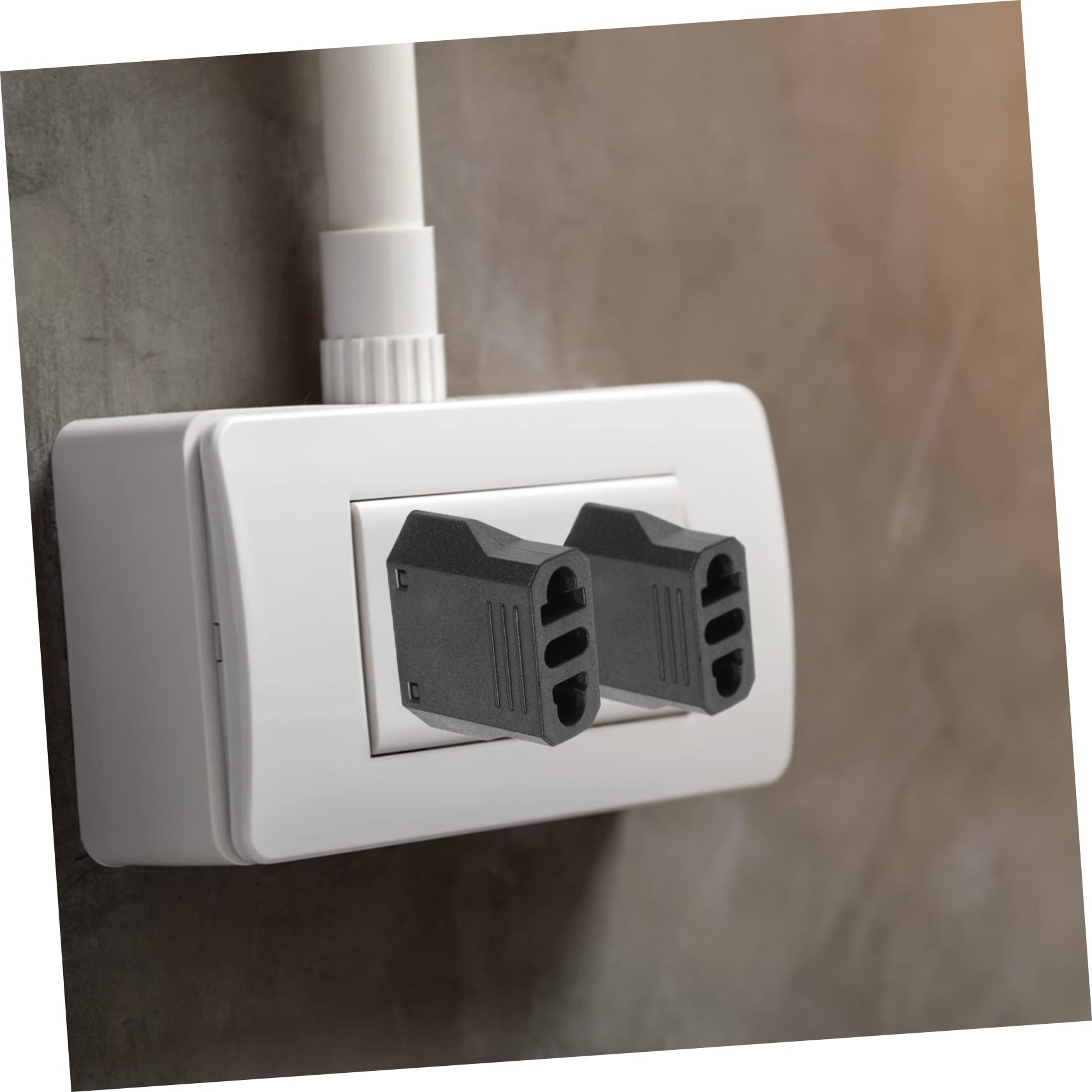 NUOBESTY 5 Set Adattatore Viaggio Us Compatto Per Elettrodomestici Per All Estero E Uffici Internazionali 6 Pezzi*5
