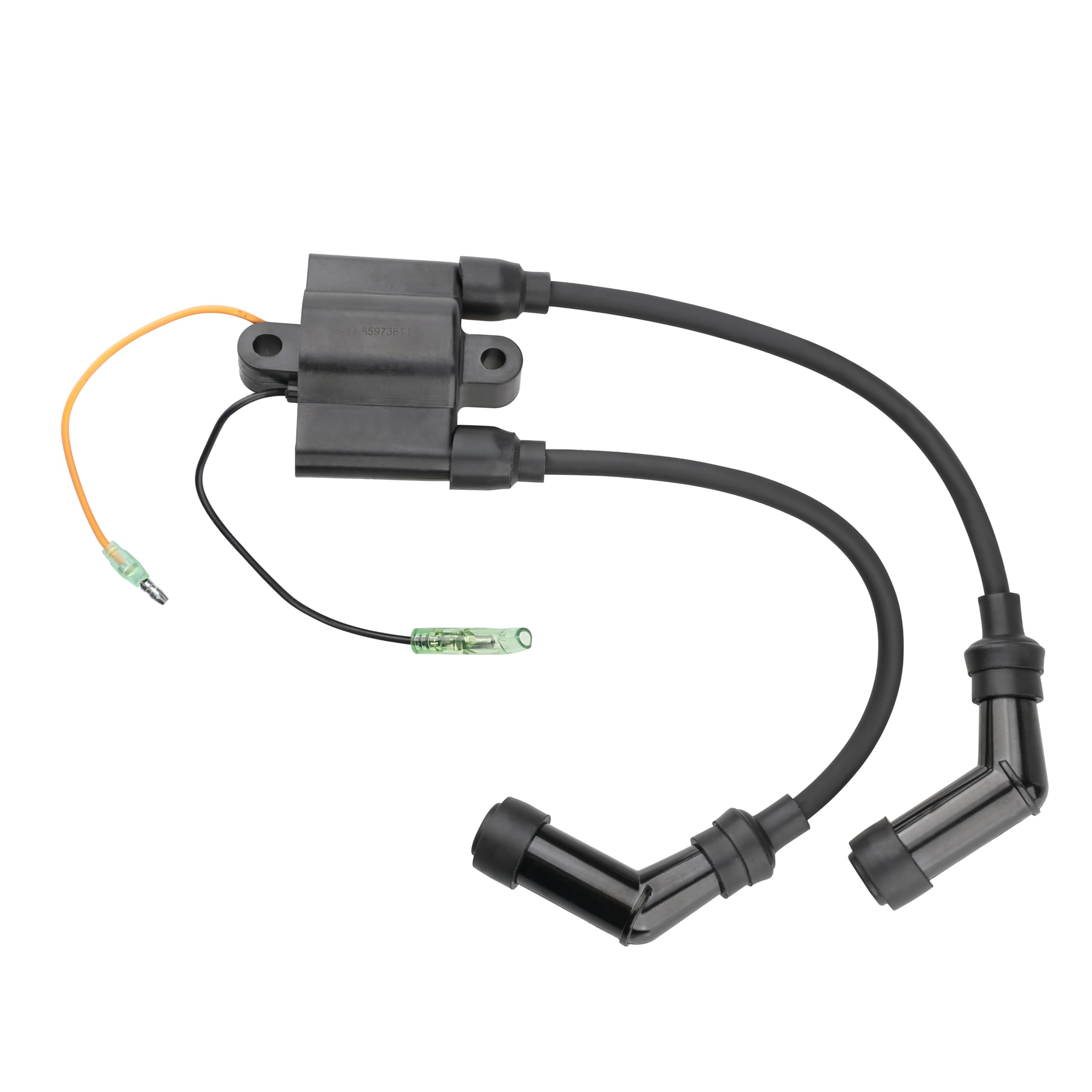 Techie T0241 zaburtowa cewka zapłonowa, zamiennik do 339-859738T1, 825101A2, długość przewodu: 225 mm, dotyczy silnika zaburtowego Mercury Mariner 25/60HP