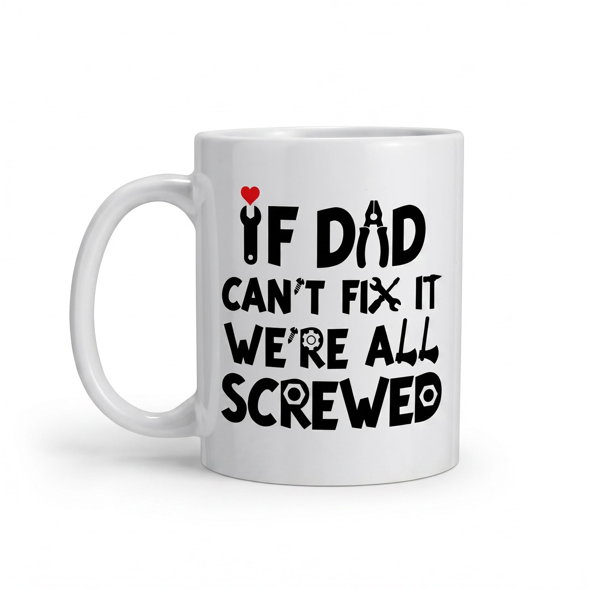 Dad Gifts, Gifts Mug for Fathers Day from Daughter or Son, Ceramic Coffee Tea Cup, Best Gift for Dad and Him on Birthday or Christmas, Unusual Present to Men, Husband, Daddy, Stepdad — image 1