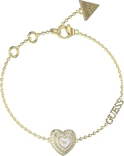GUESS Amami Gold-Plated Stainless Steel Bracelet For Women | Durable | Tarnish-Resistant & Gift-Ready | Size Small
