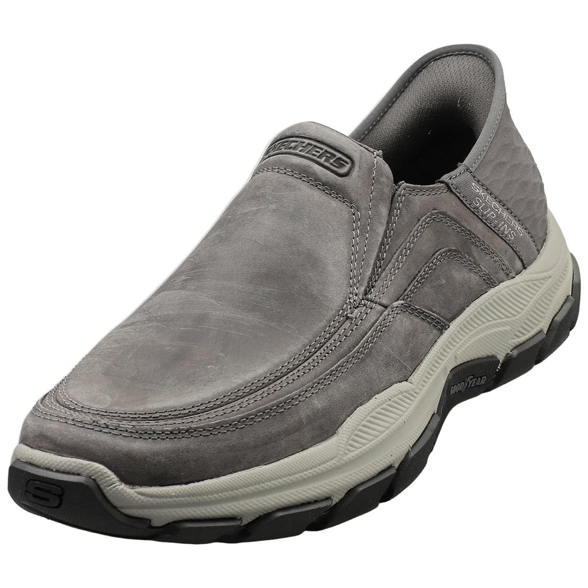 Skechers Men's Slip-Ins Rf: Respected - Elgin - Ske39019 / 324 695 - Black Textile Size 6