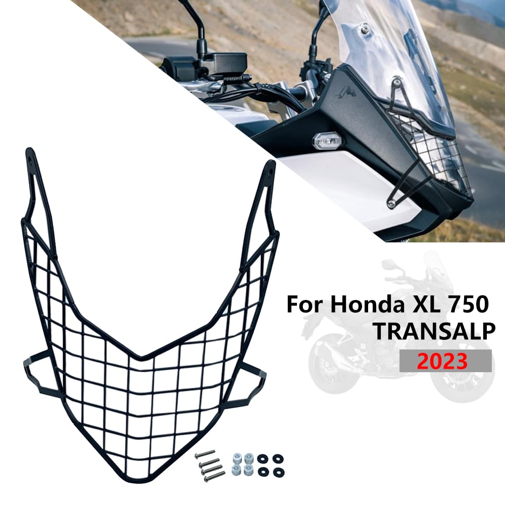 For XL 750 TRANSALP 2023 2024 2025 Motorcycle accessories are suitableHeadlamp Protective Cover Headlamp Aluminum Grille Cover Protector transalp xl750