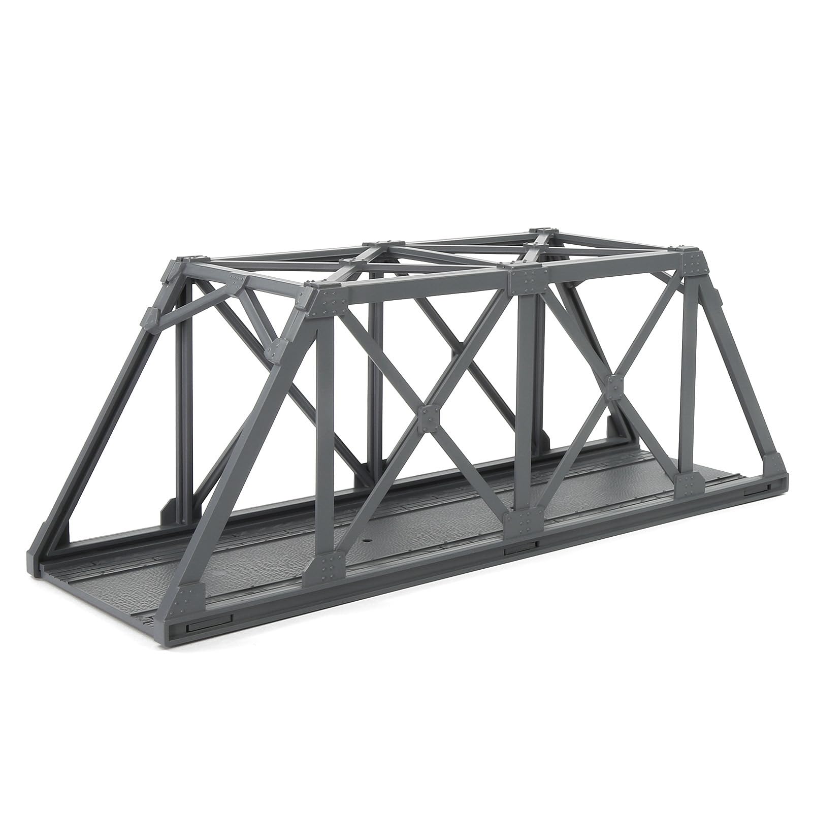 Evemodel 1 piste H0 1:87 modèle pont à colombages kit pour modélisme ferroviaire (gris foncé)