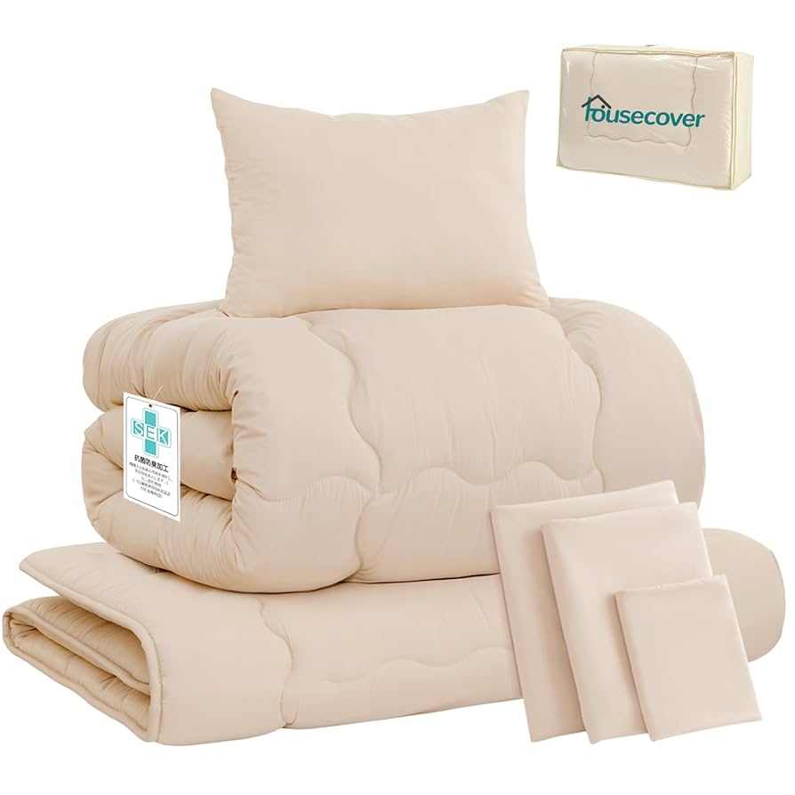 Housecover 布団セット セミダブル 7点セット SEK認証 抗菌 防臭 Amazon｜Housecover 布団セット セミダブル 7点セット SEK認証