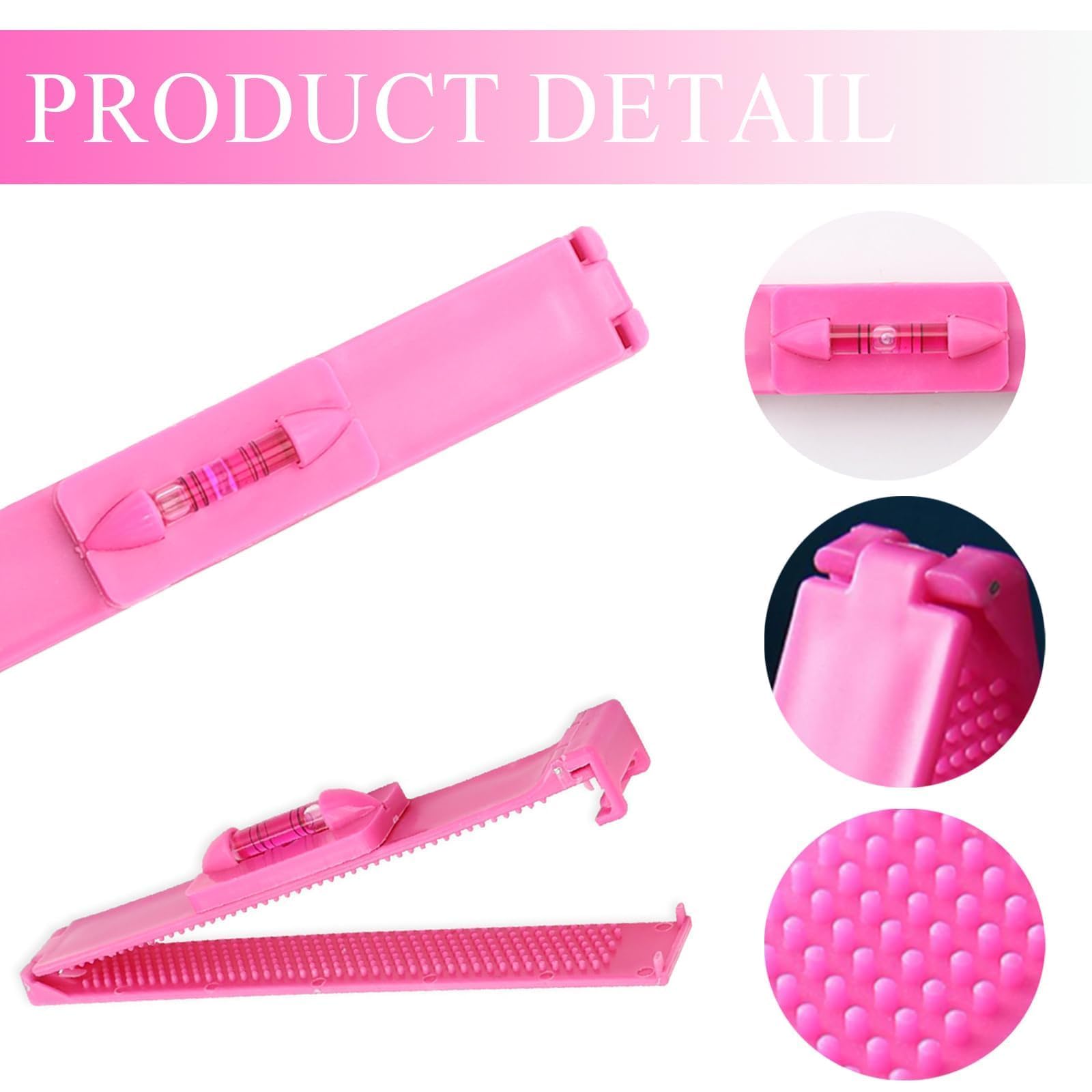 2Pcs Hair Cutting Kit, Hair Cutting Tool, Split end Trimmer, Home Styling Accurate Haircutting Tool for Layers Bangs - Image 3
