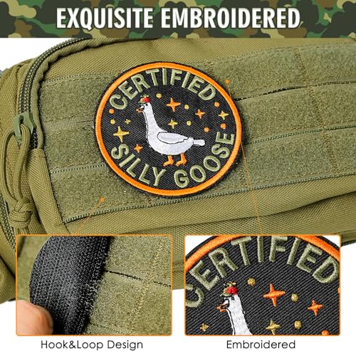Xmjy 1GJ2172 Funny Goose Hook And Loop Patch thumb #1