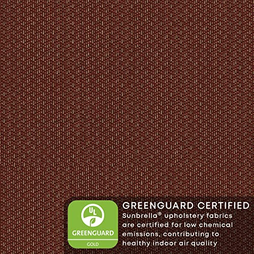 Honeycomb Outdoor Sunbrella Xena Brick Chaise Lounge Cushion: Recycled Fiberfill, Weather Resistant, Reversible, Comfortable And Stylish Patio Cushion: 22.5" W X 70" L X 3.5” T #TOP7