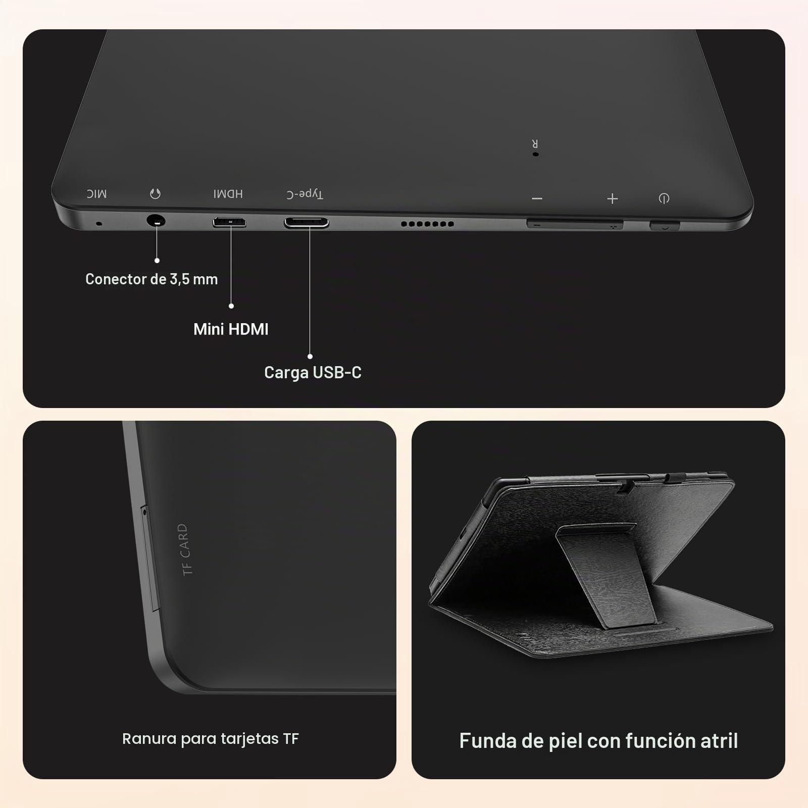 RubensTab T8 - Tableta de dibujo independiente, no necesita computadora para principiantes y artistas gráficos digitales