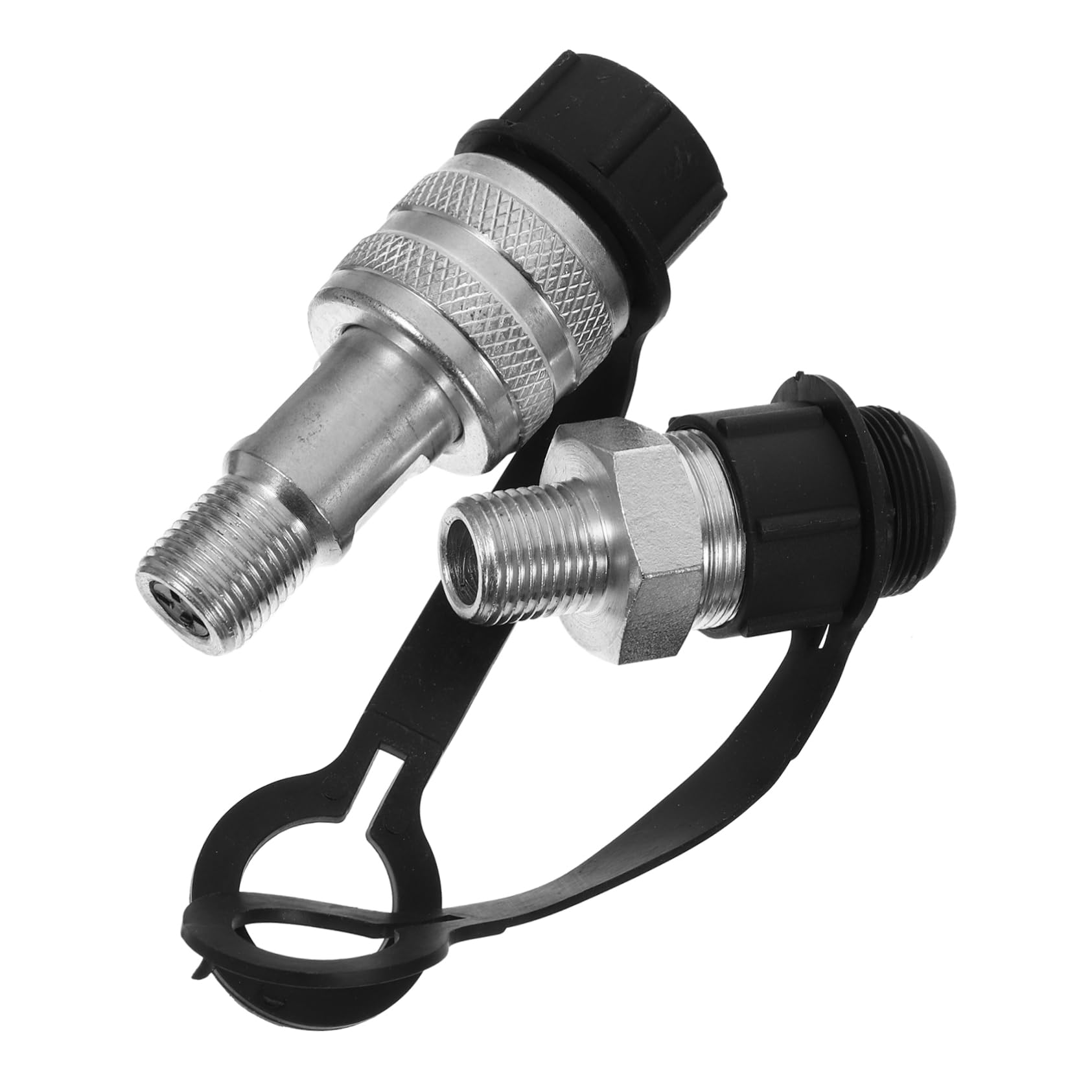 Raccord hydraulique rapide 1.5 acier carbone usiné haute pression avec bouchon