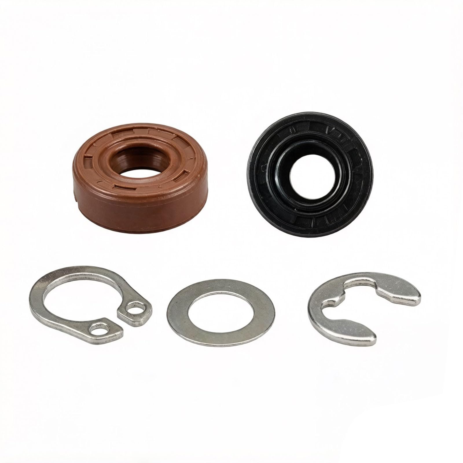 Fahoujs Duty Bread Maker Seal Rings and Bearing Retainer Set Shaft Seals Rubber Metal Texture for Frequent Baking Needs Bread Maker Metal Hoop