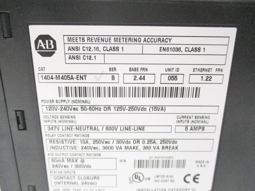 INDUSTRIAL MRO 1404-M405A-ENT SER. B 5A 600V NSMP-OEM: Industrial & Scientific