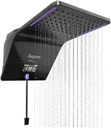 Ducha Chuveiro Eletrônico Zagonel Ducali Premium Digital Preto - 220v