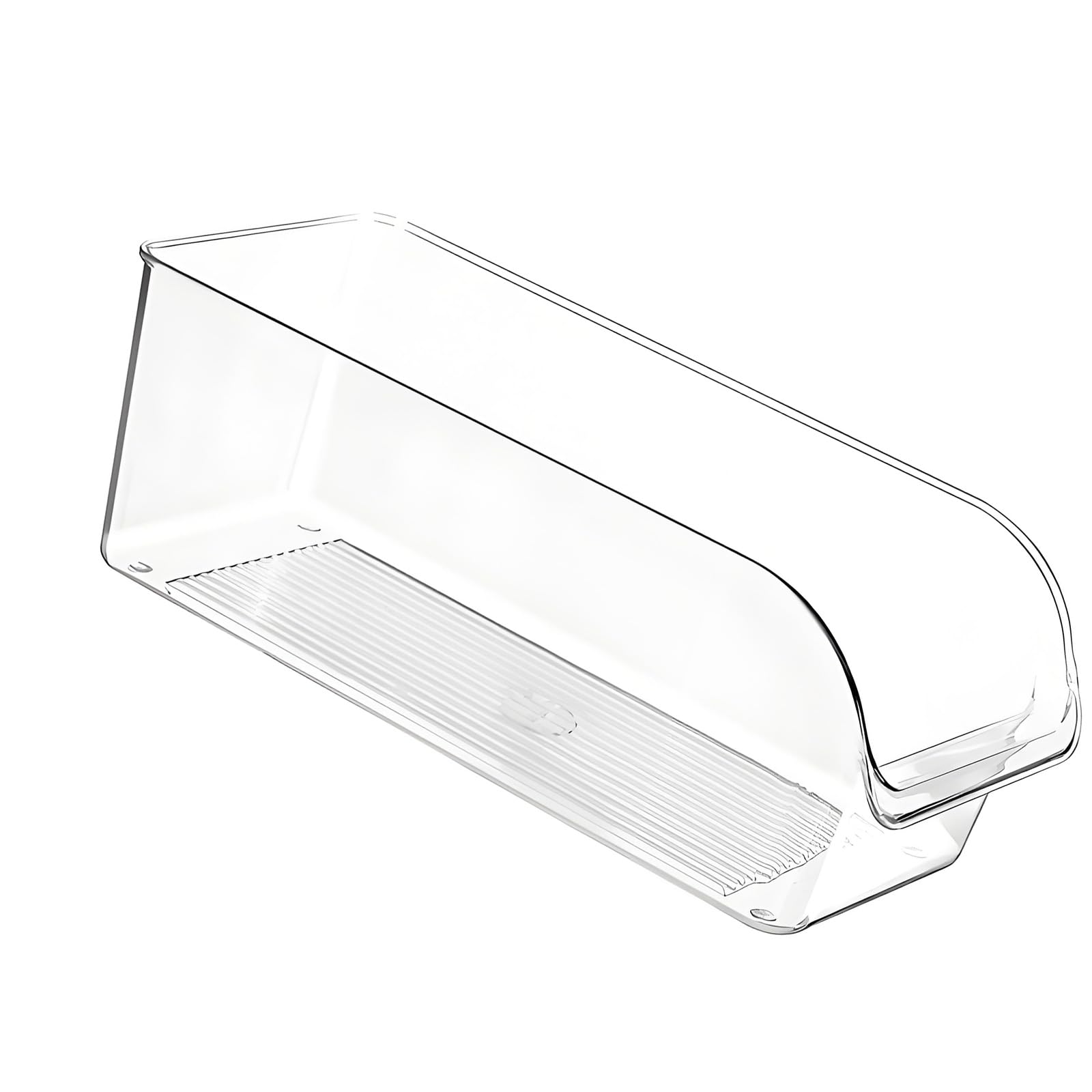 Oxxggkao PET Fridge Bin with See Through Design Storage Bins Ideal for Organizing Small Items in Homes or Offices Clear Fridge Organizers