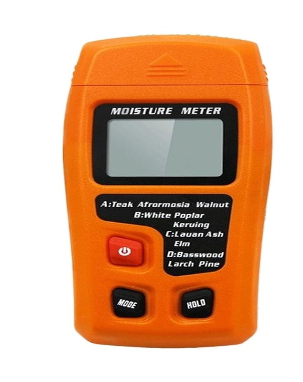 Mnmioio Orange No Batter Digital Moisture Tester, Wood Moisture Detection Tools Digital Meter Professional 0~99.9% Timber Hygrometer Portable Tool Damp Detector(Orange No Batter)