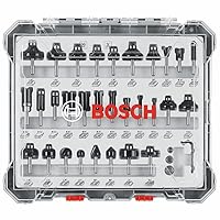 Vista 2 de Bosch RBS030MBS Juego de brocas para enrutador de madera con punta de carburo (30 piezas)