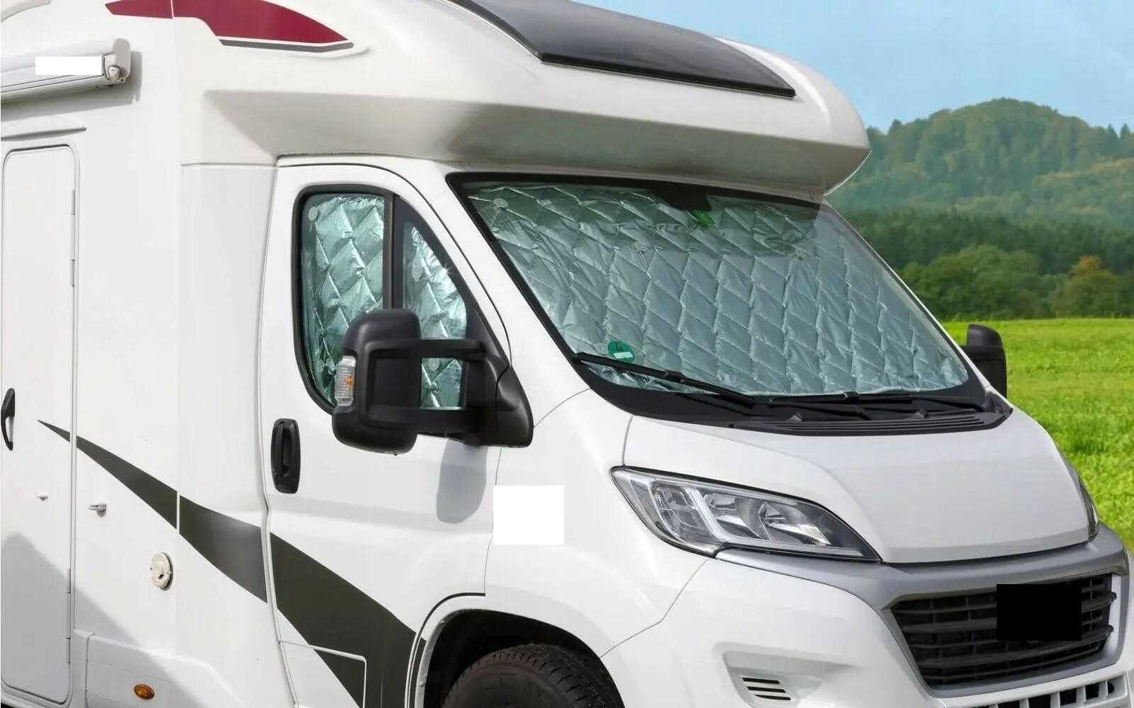 para Fiat Ducato 2006-2022, Persianas Térmicas Internas para Coche, Cubierta Parasol para Parabrisas, Kit Persiana, para Ventana Elevación Parabrisas para Coche
