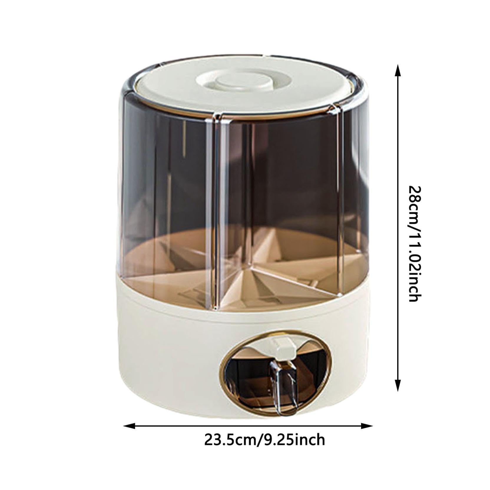 Contenitore Snack In Bambù Con Supporto Telefono Girevole 360° – Vassoio Da Divano Con Ciotole In Acciaio Inox, Per Cinema, Picnic, Piscina