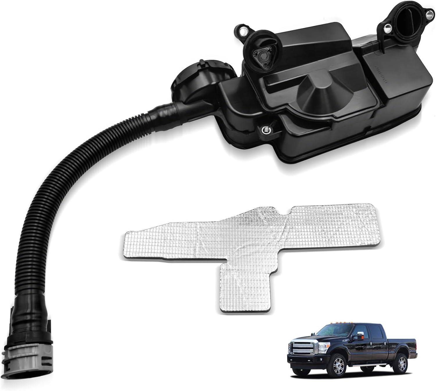 DC3Z6A785C Oil Separator Assembly Compatible with 2011-2016 Ford F250 F350 F450 F550 Super Duty 6.7L V8 Powerstroke Diesel PCV CCV Vent Valve Engine Crankcase