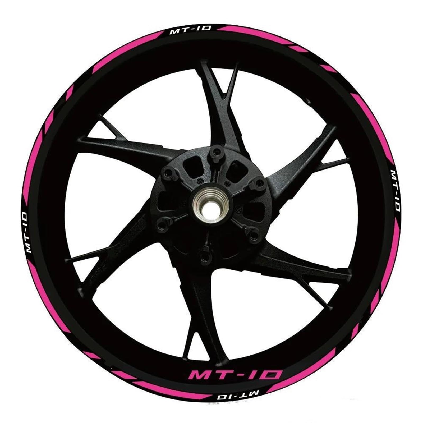 Stickers Motorcycle Wheel Stickers Night Reflective Decorative Rim for Yamaha MT10 MT-10(Style 15)