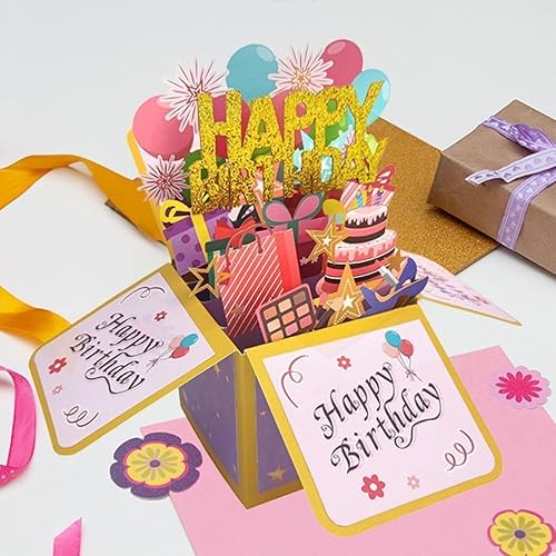 Miniatura 16 de Tarjeta de cumpleaños número 18 – Tarjeta de cumpleaños encantadora para niñas que cumplen 18 años – Ideal para hijas, nietas y sobrinas